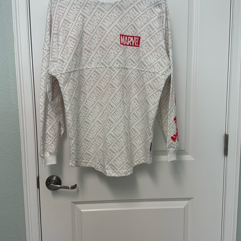 Marvel White and Red Spirit Jersey